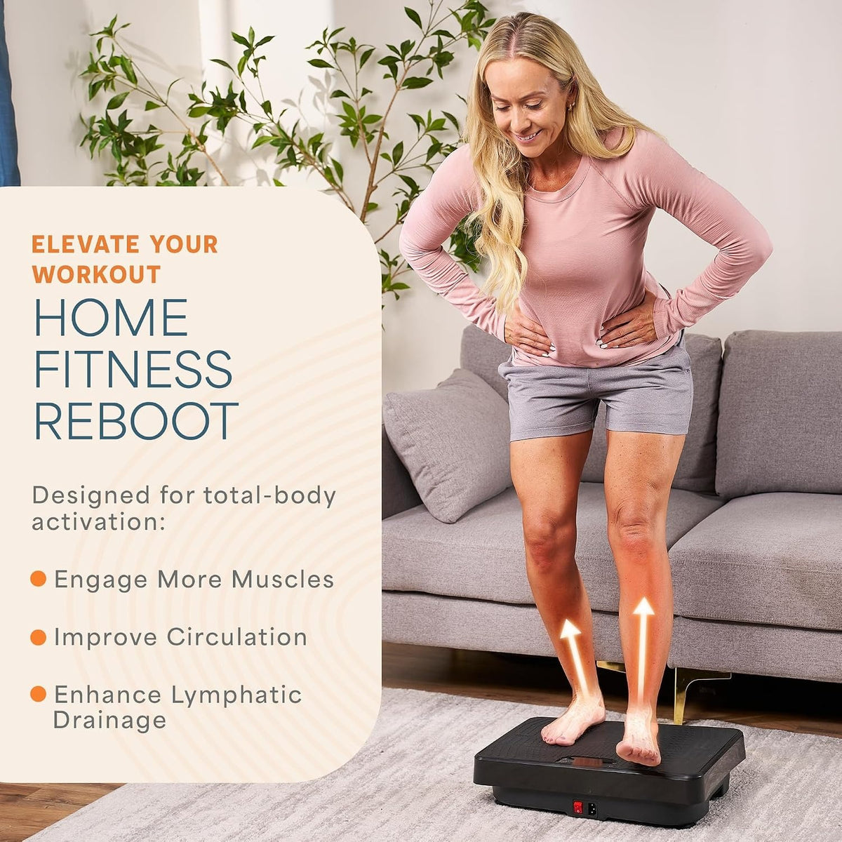 Mini Quiet Vibration Plate Exercise Machine
