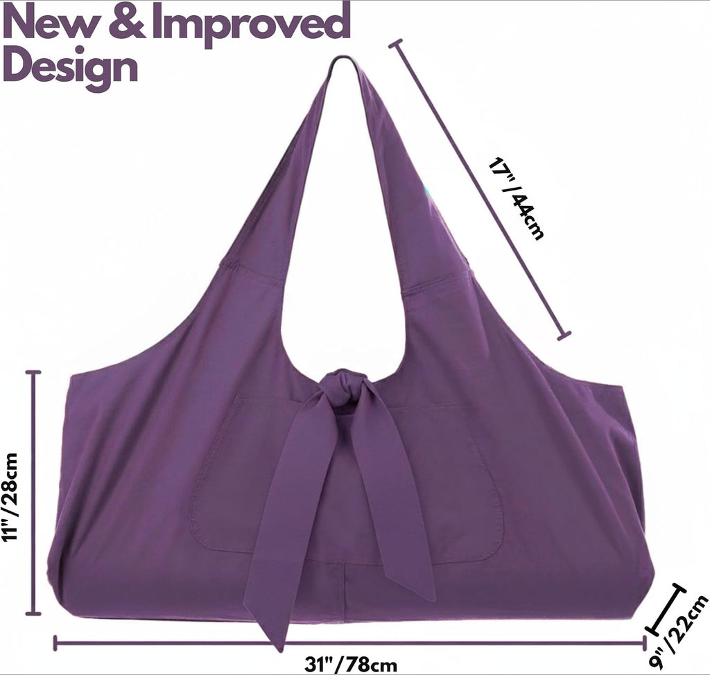 Large Pocket Yoga Mat Carrier Bag