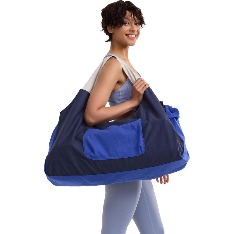 Full‑Zip Multi‑Pocket Yoga Ma