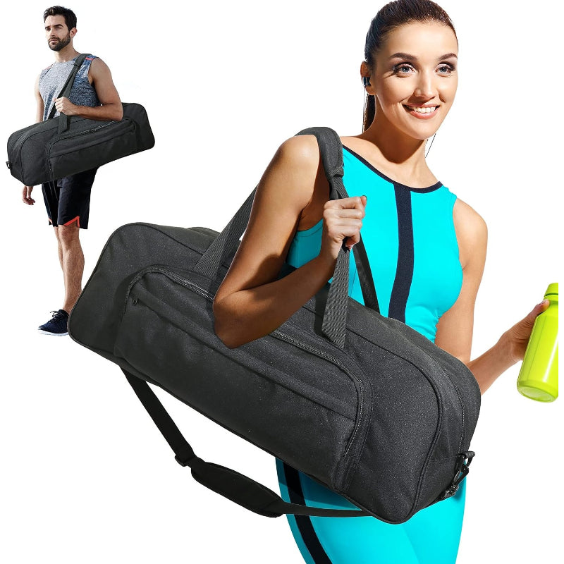 Multi‑Pocket Ventilated Yoga Mat Carrier Bag