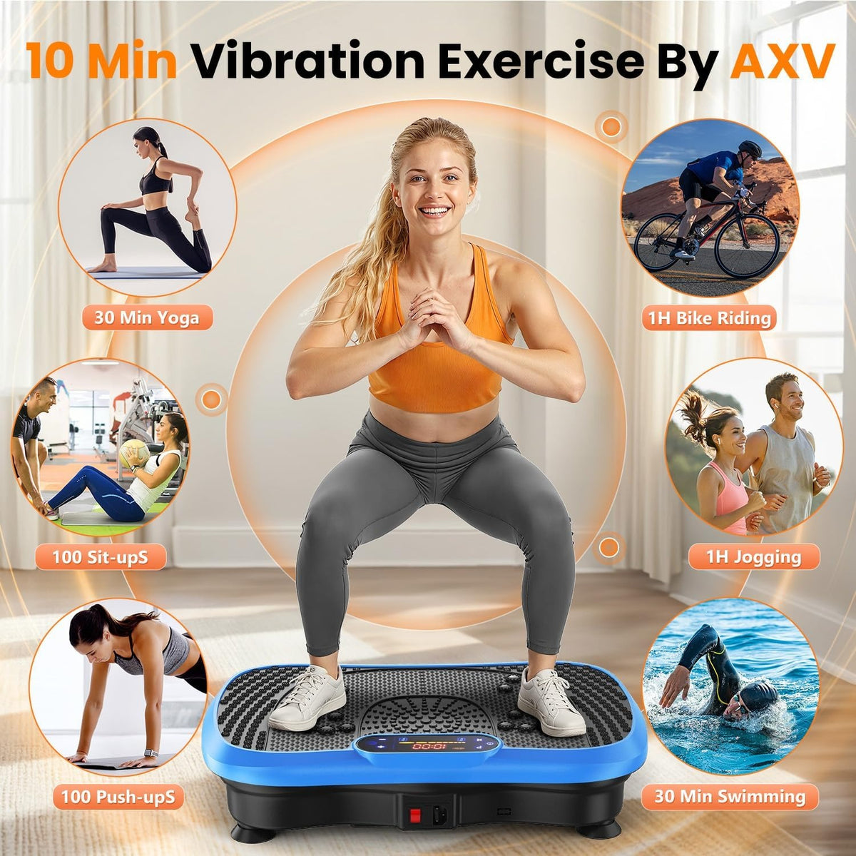 Full‑Body Vibration Fitness Platform Machine