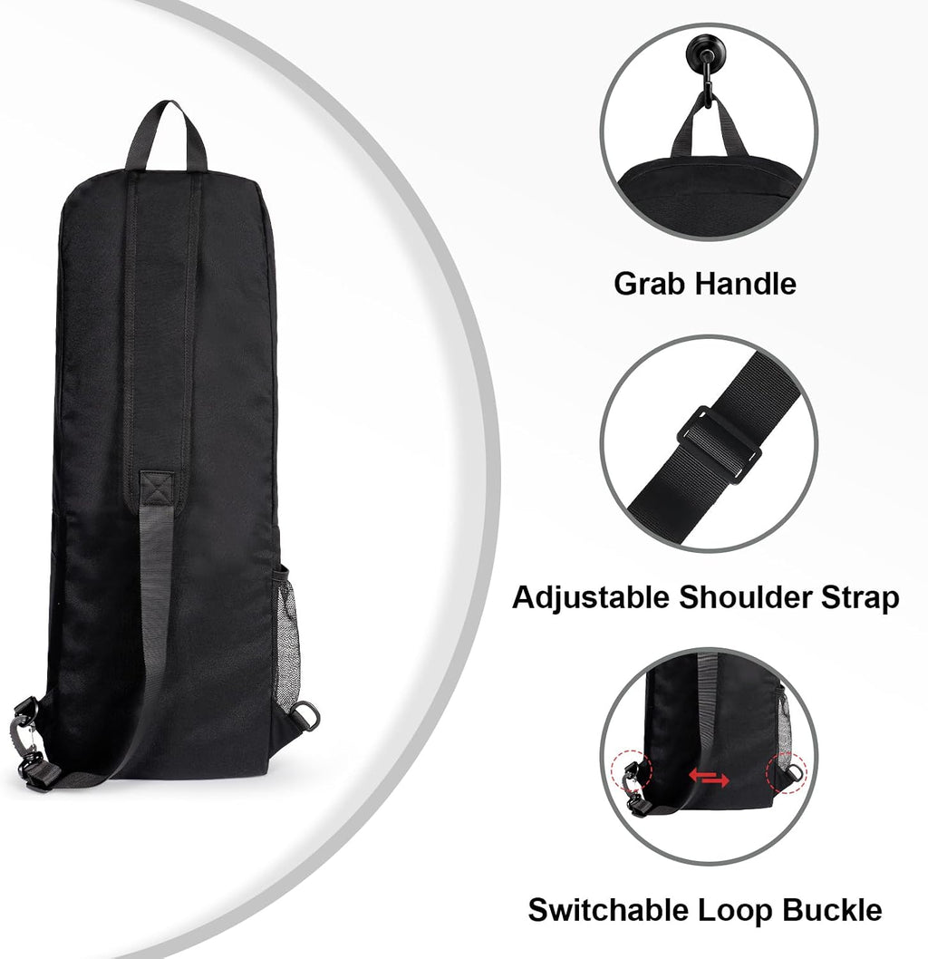 Waterproof Mesh‑Pocket Yoga Mat Backpack