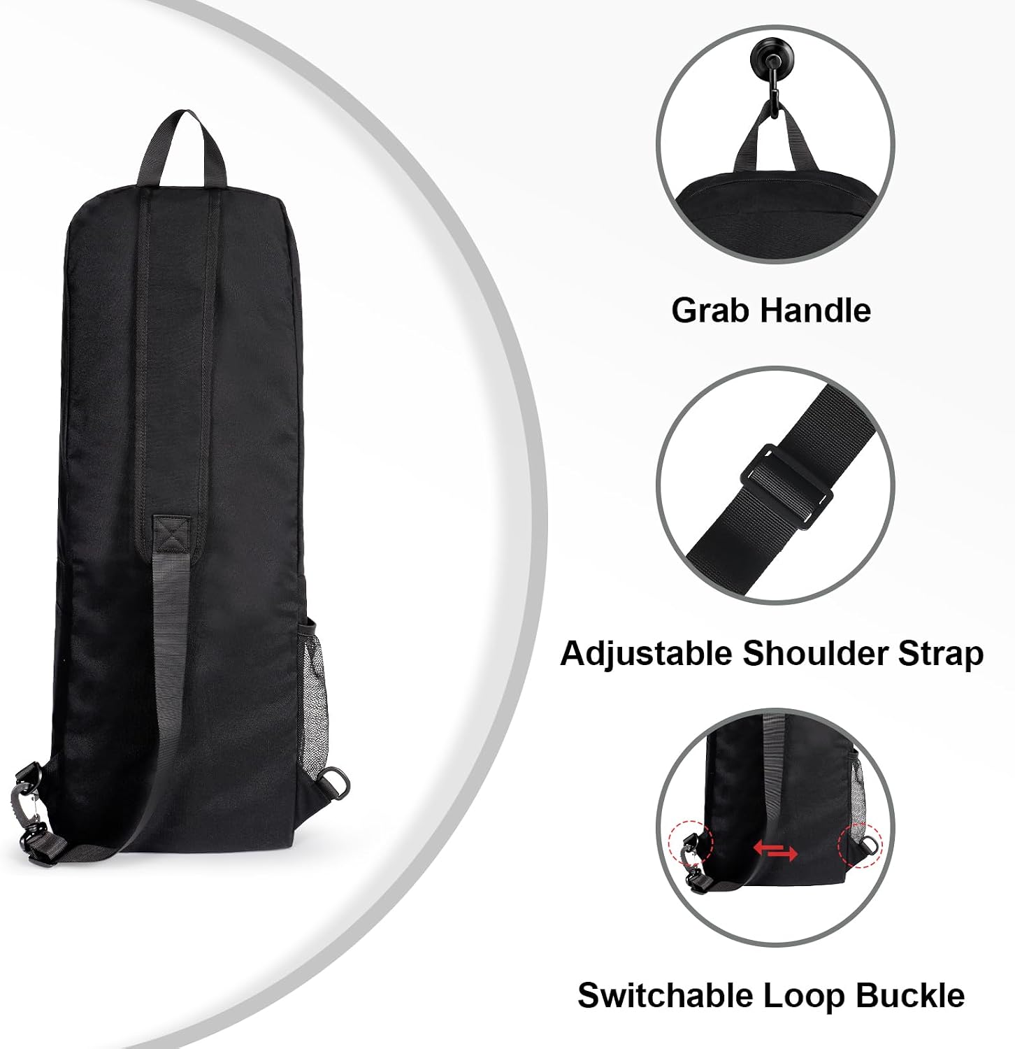 Waterproof Mesh‑Pocket Yoga Mat Backpack