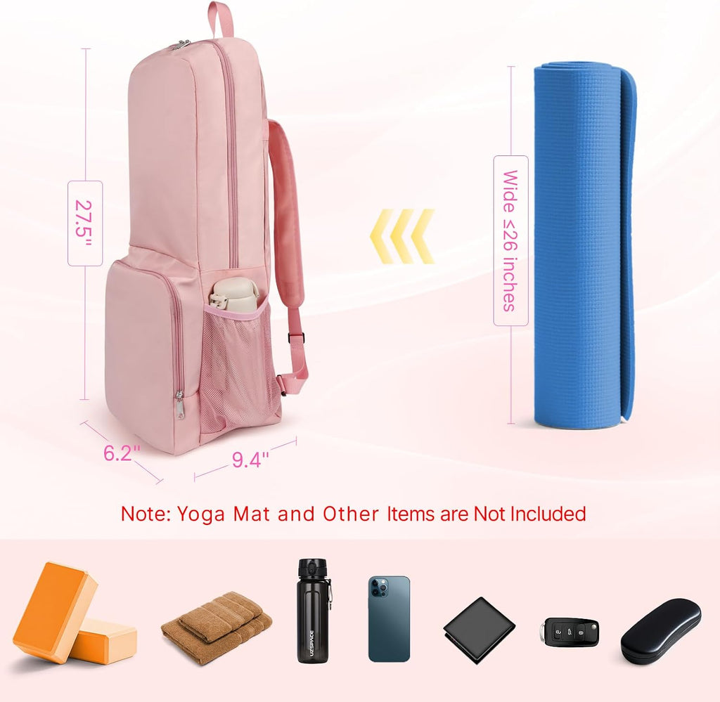 Waterproof Multi‑Pocket Yoga Mat Backpack