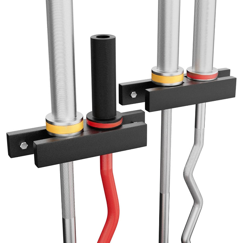 Wall‑Mount Olympic Barbell Storage Hanger