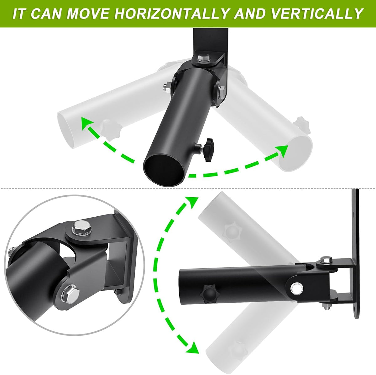 Wall‑Mount Weight Plate & Barbell Rack