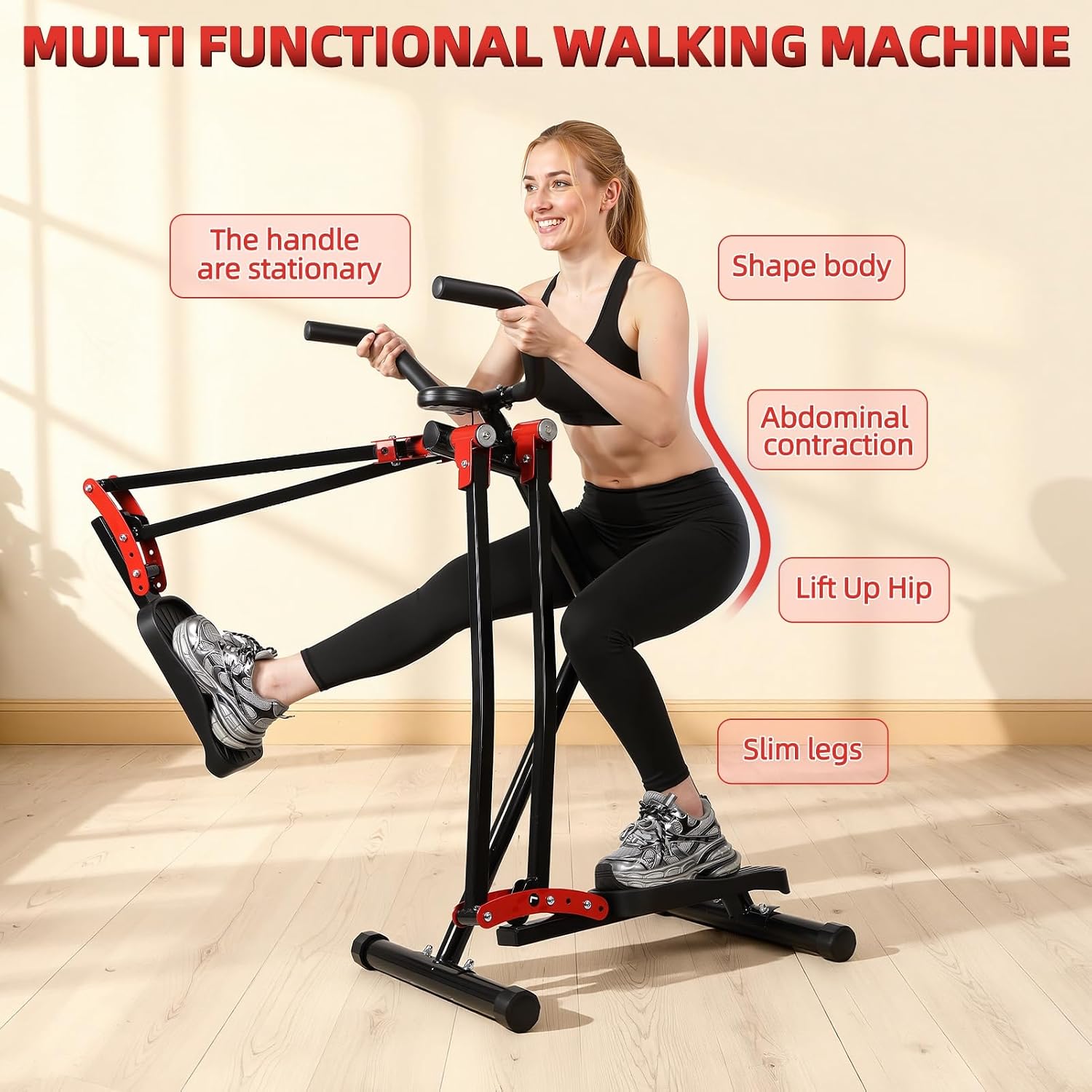 Foldable Full‑Body Air Walker Elliptical