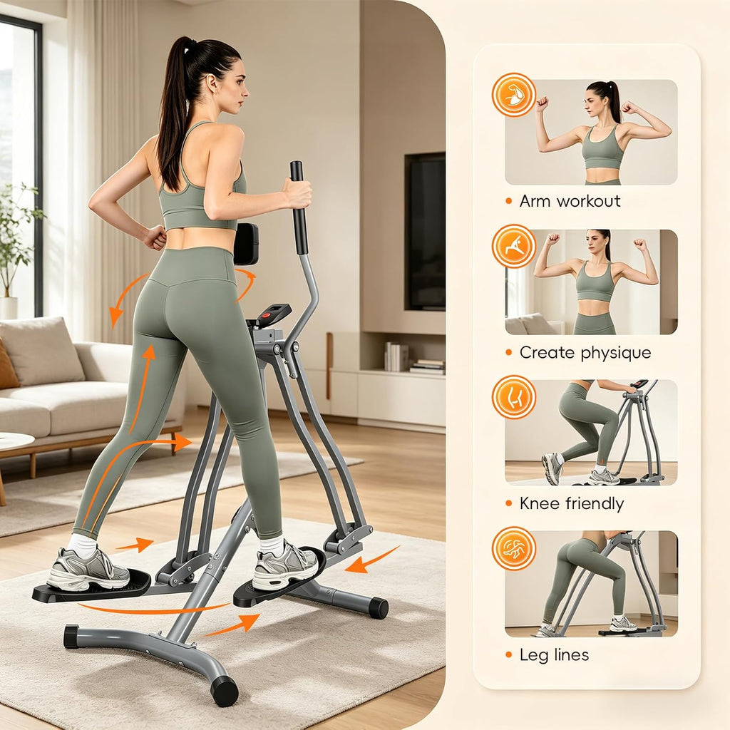 Foldable Air Walker Glider Elliptical