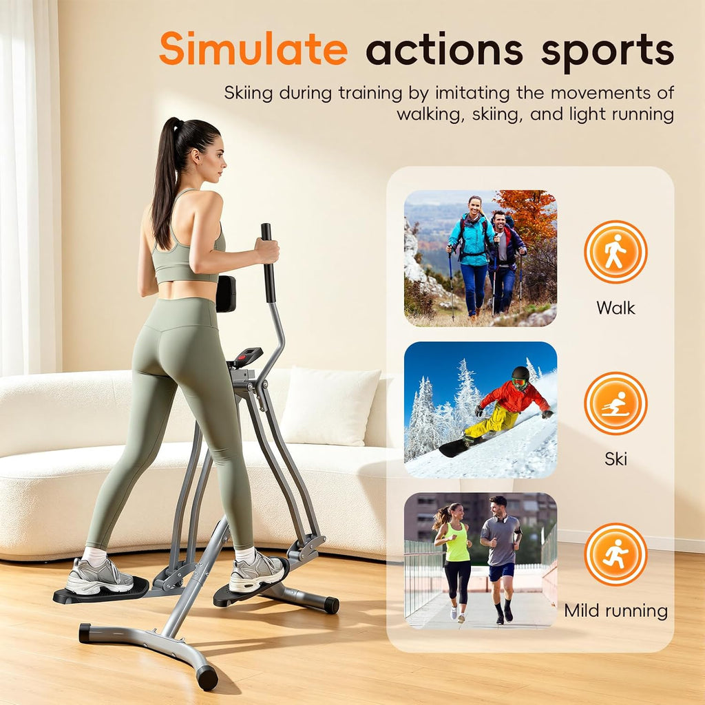 Foldable Air Walker Glider Elliptical
