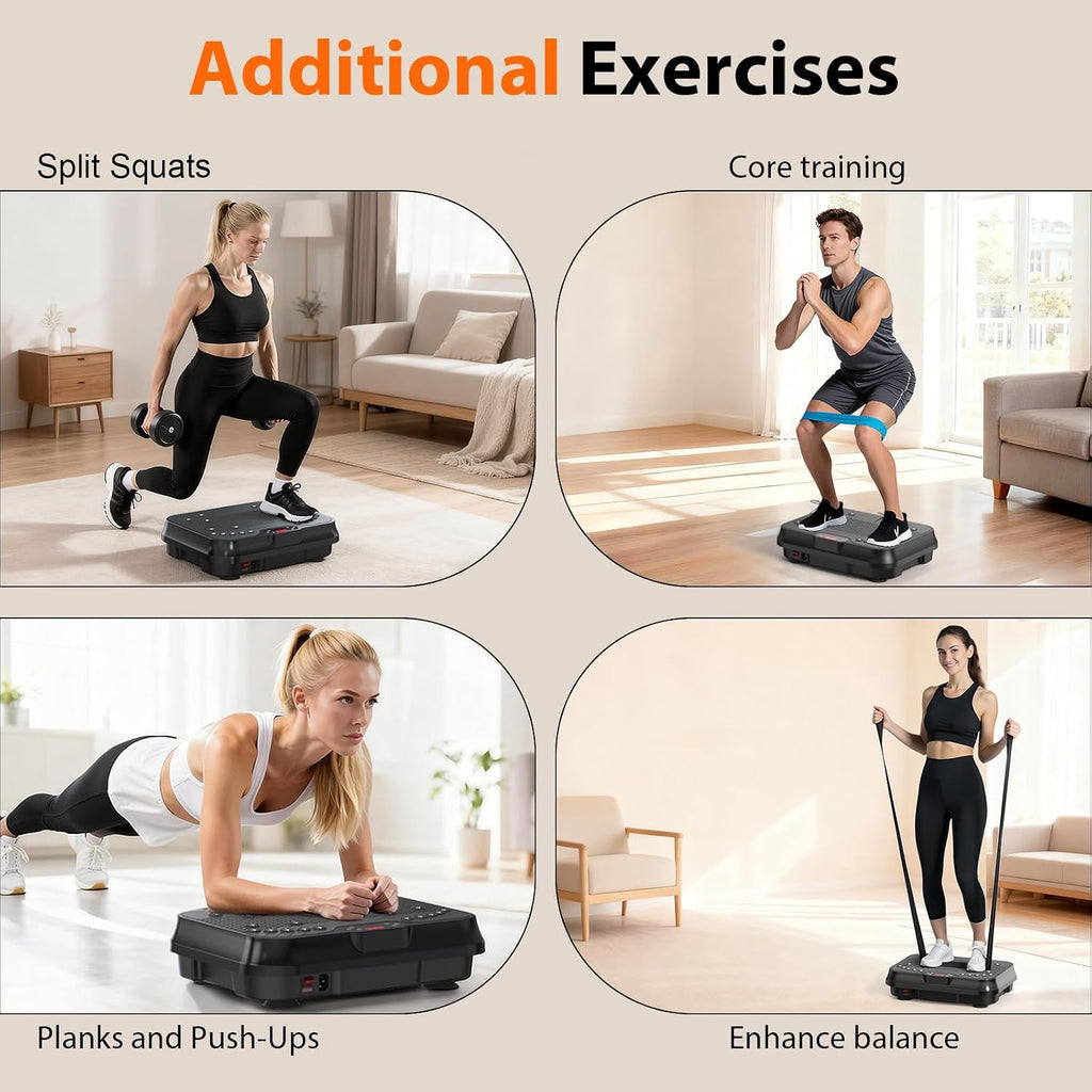 Speed‑Adjustable Vibration Plate Exercise Machine