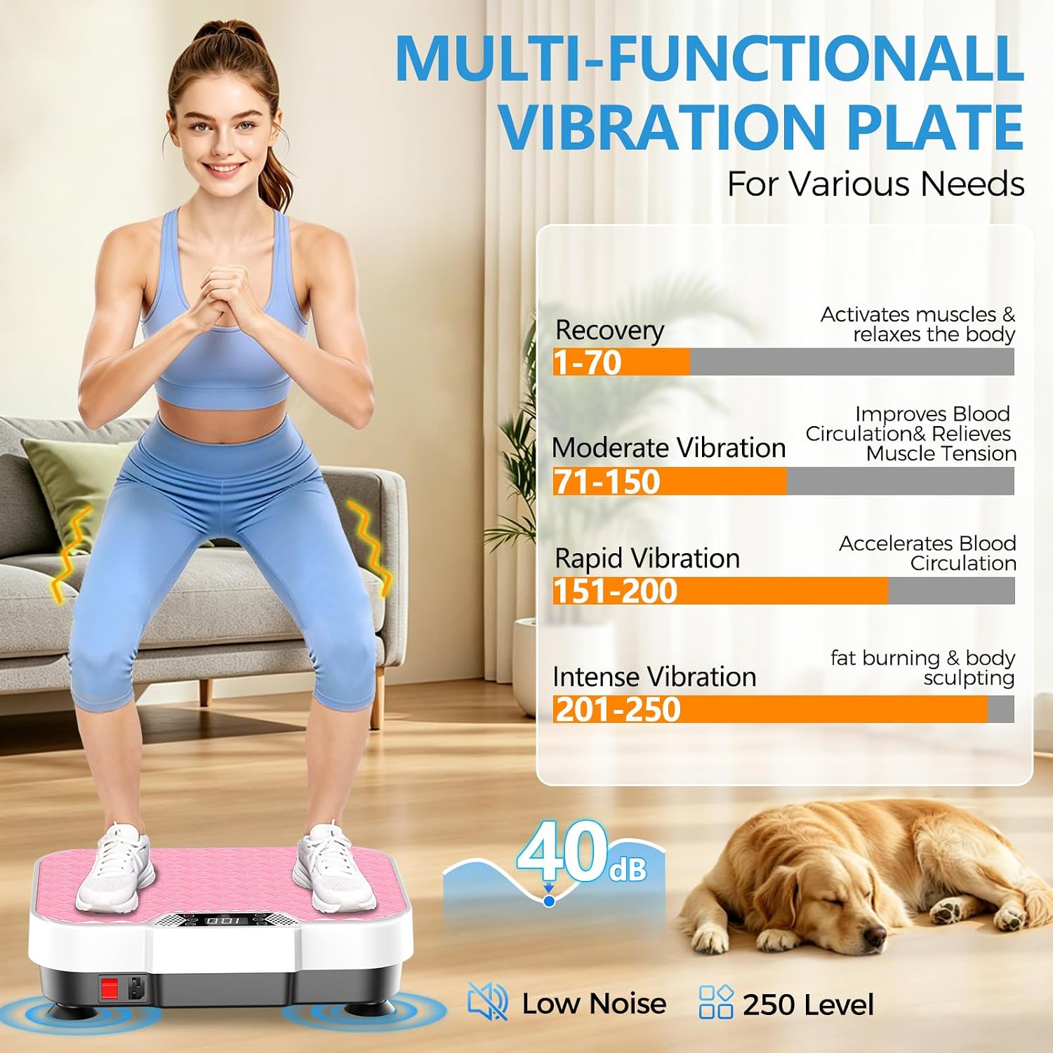 Multi‑Mode Vibration Plate Exercise Machine