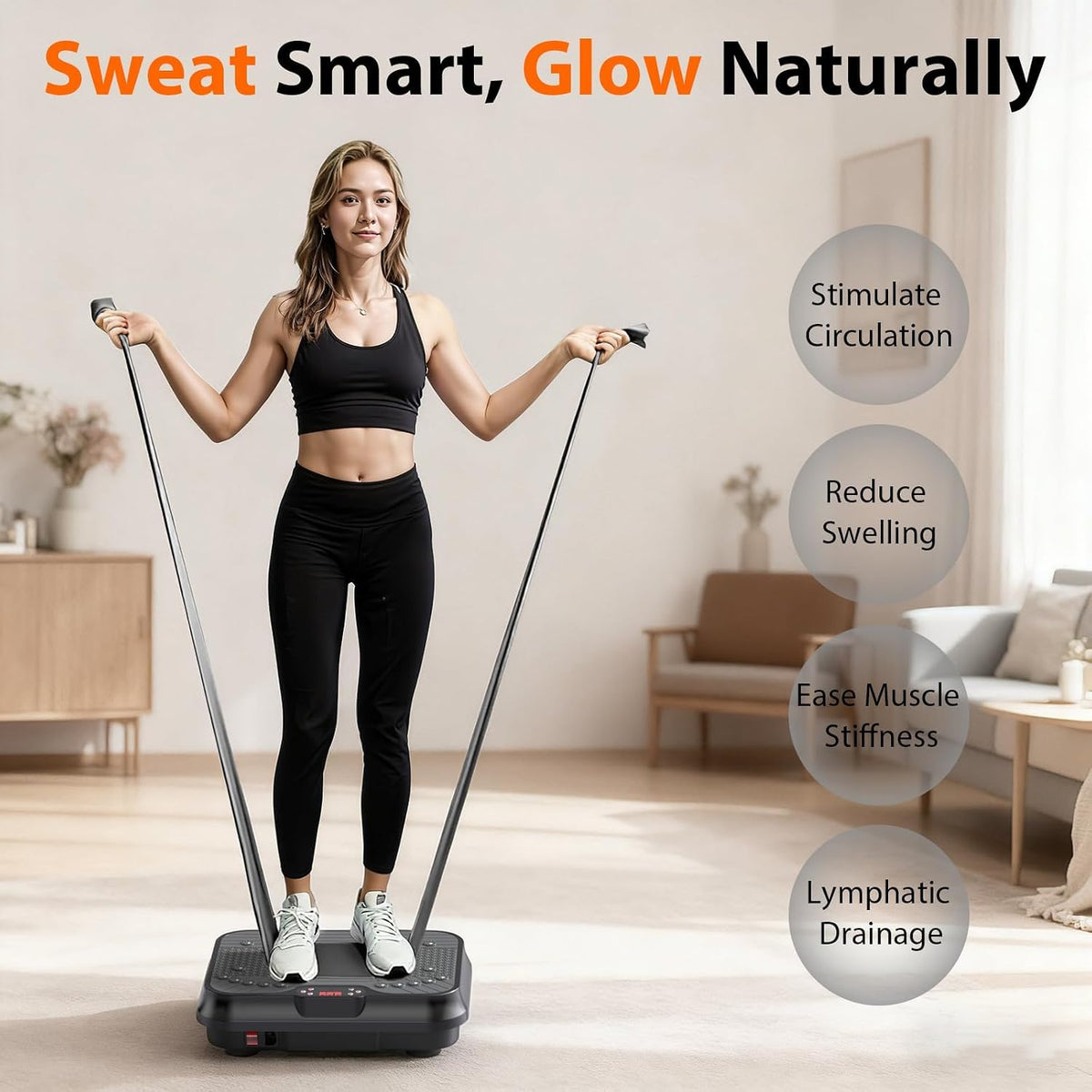 Speed‑Adjustable Vibration Plate Exercise Machine