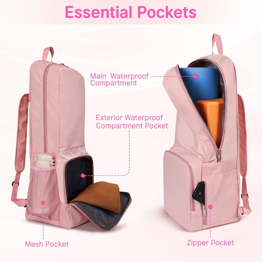 Waterproof Multi‑Pocket Yoga Mat Backpack