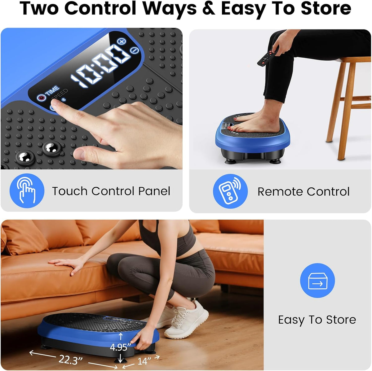 Full‑Body Vibration Plate Exercise Machine