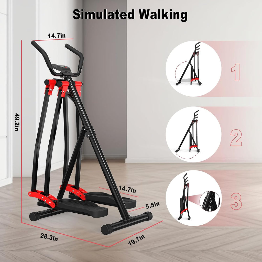 Foldable Space‑Saving Air Walker Cross Trainer