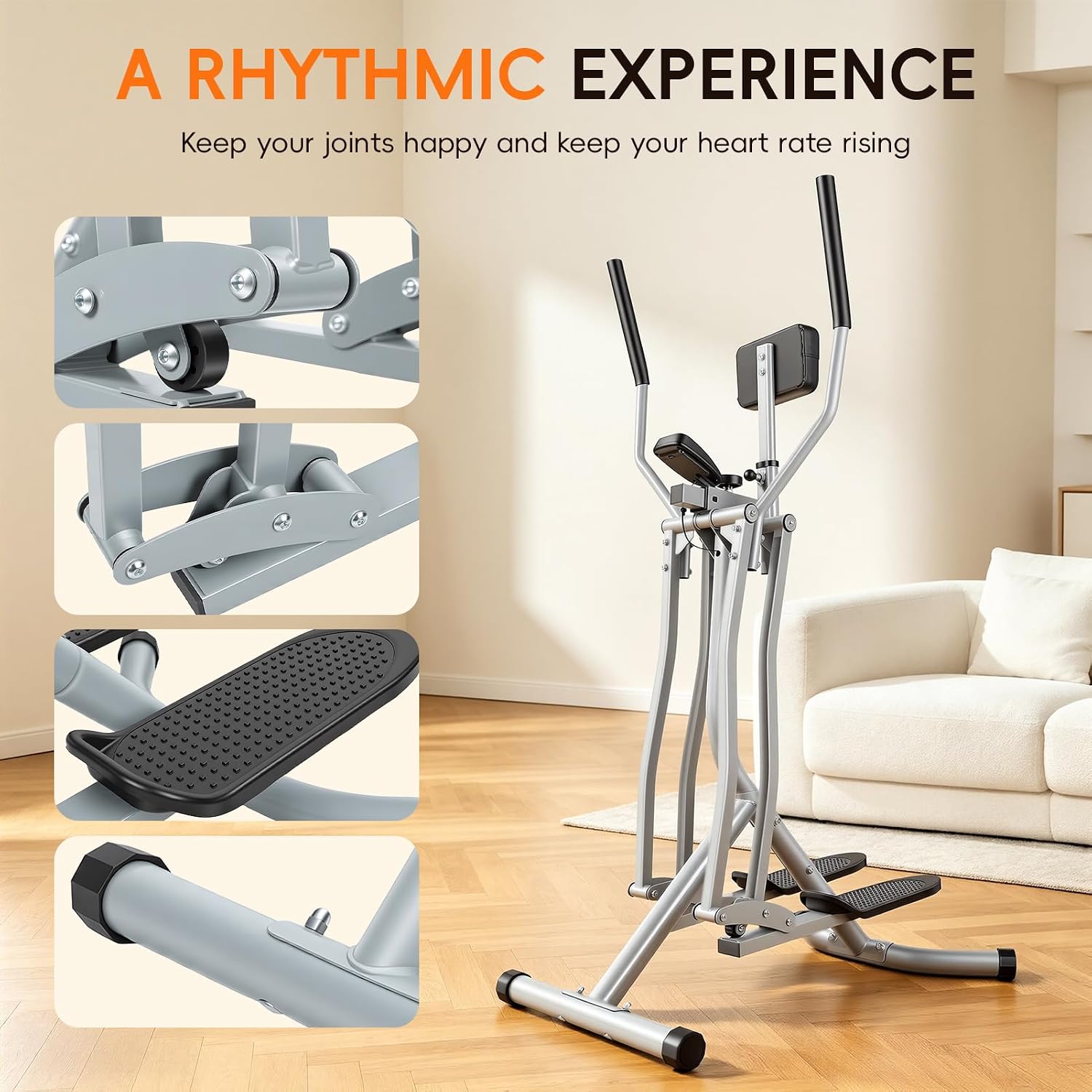 Foldable Air Walker Glider Elliptical