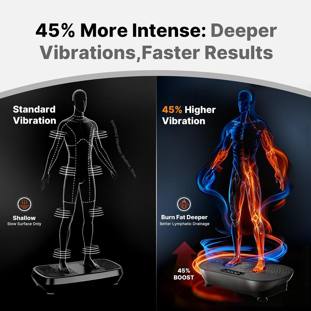 Touchscreen Vibration Plate Exercise Machine
