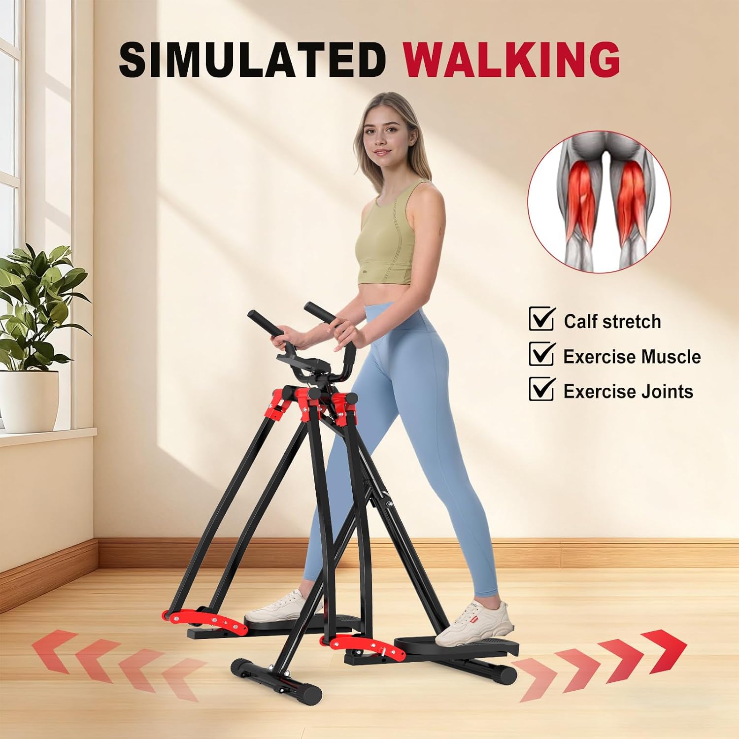 Foldable Air Space Walker Cross Trainer