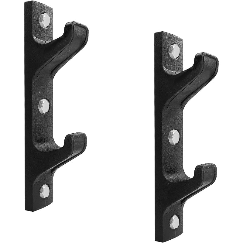 Horizontal Wall‑Mount Barbell Storage Rack