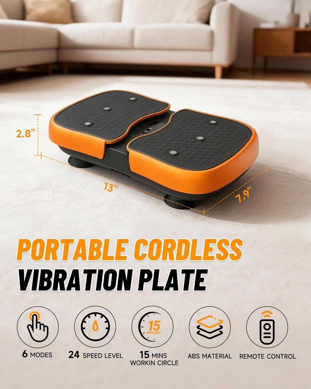 Rechargeable Portable Mini Vibration Plate