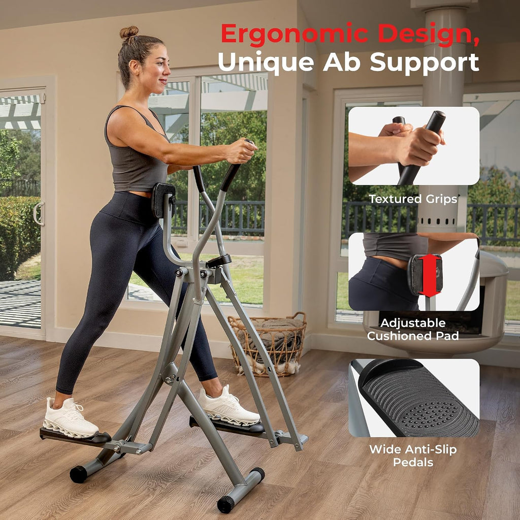 Smart Foldable Air Walker Elliptical Glider