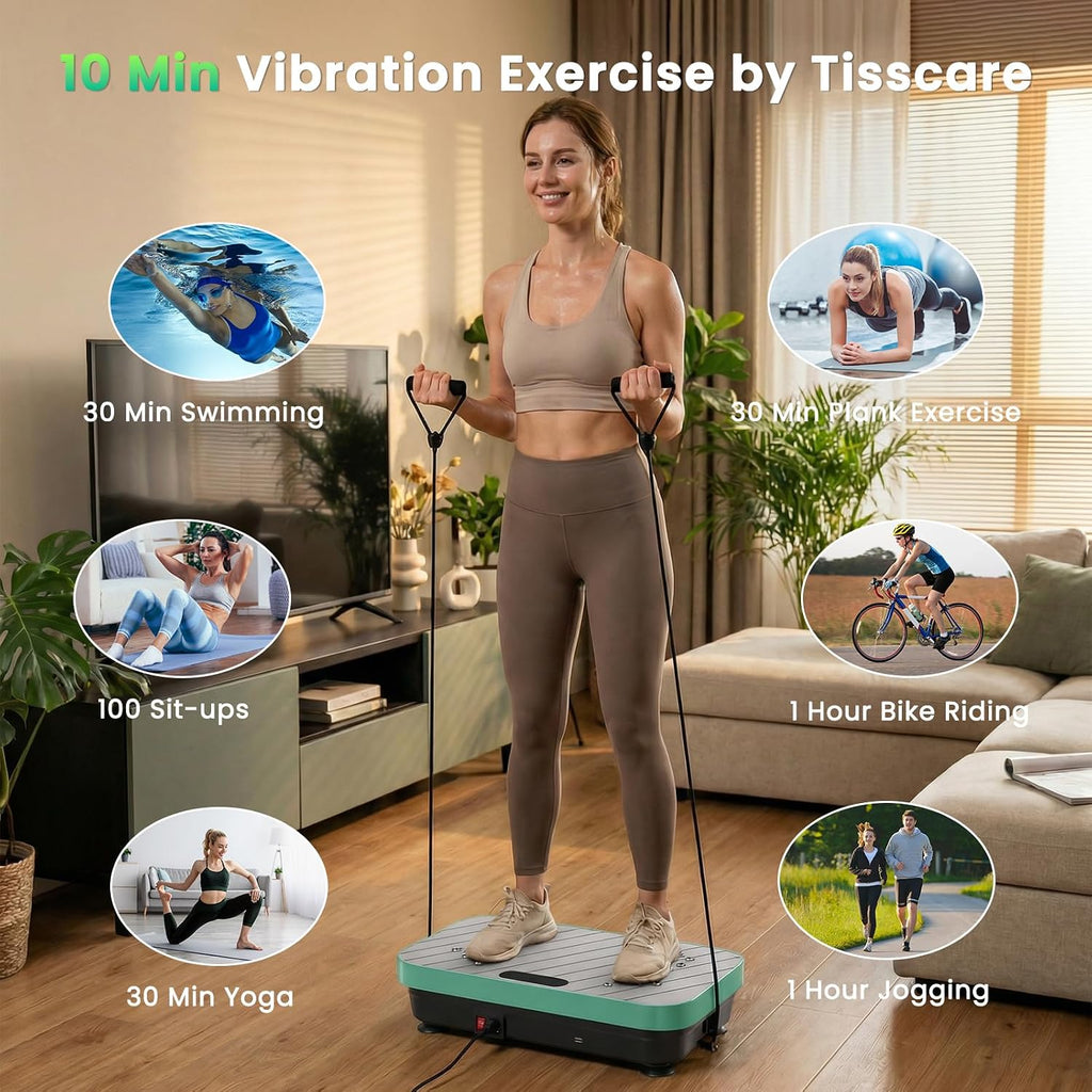 Whole‑Body Vibration Plate Exercise Machine