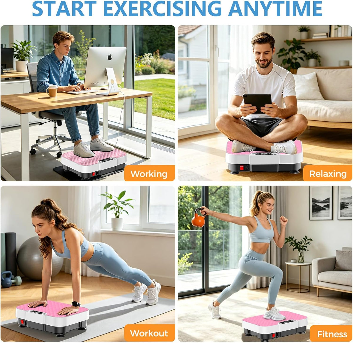 Multi‑Mode Vibration Plate Exercise Machine