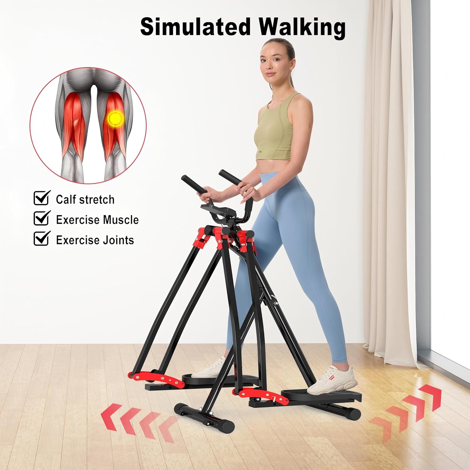 Foldable Space‑Saving Air Walker Cross Trainer