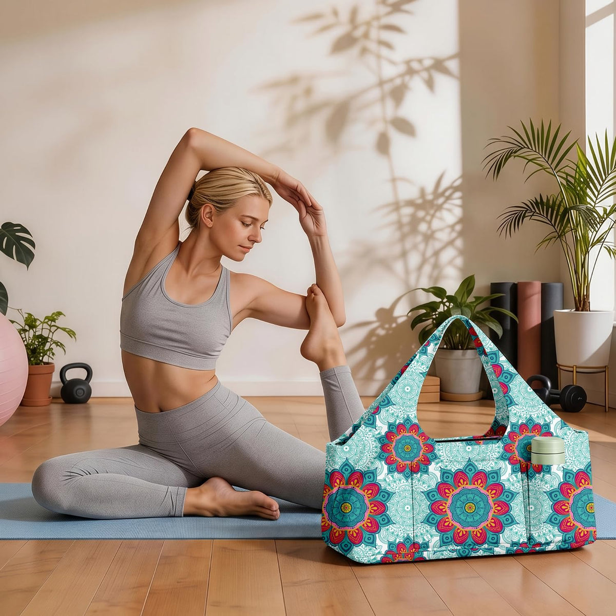 Yoga Mat Tote Carrier Bag