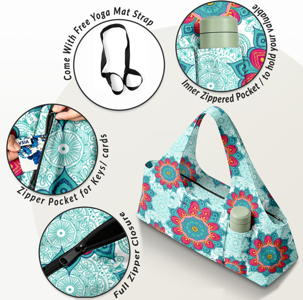 Yoga Mat Tote Carrier Bag