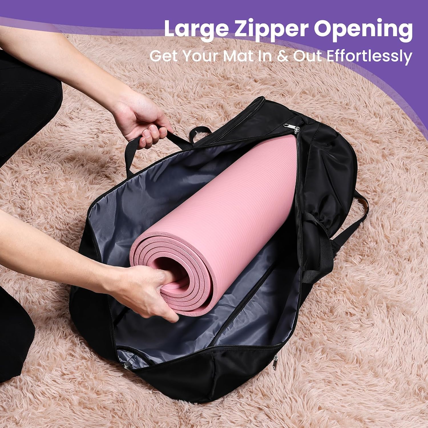 Waterproof Multi‑Pocket Yoga Mat Backpack