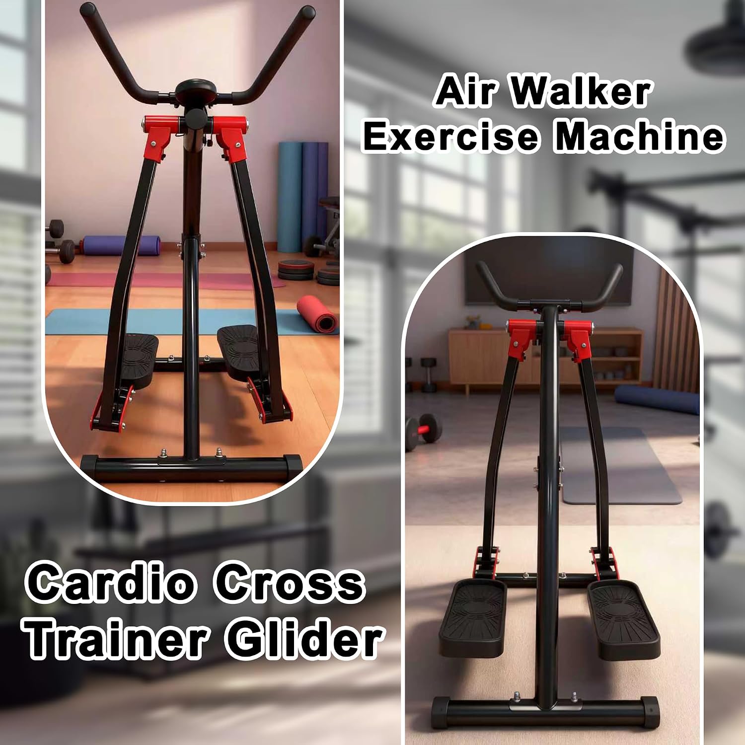 Foldable Air Walker Elliptical Trainer
