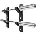Horizontal Wall‑Mount Barbell Storage Rack