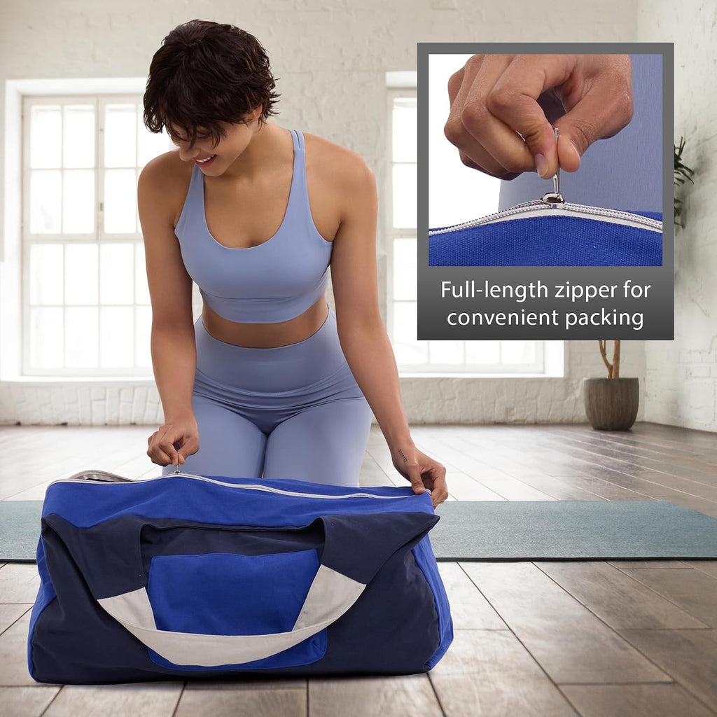 Full‑Zip Multi‑Pocket Yoga Ma