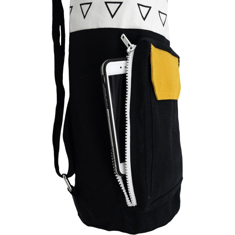 Canvas Full‑Zip Yoga Mat Carrier Bag
