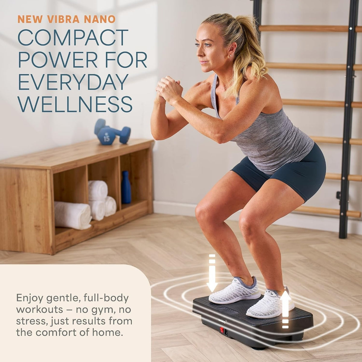 Mini Quiet Vibration Plate Exercise Machine