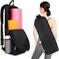 Waterproof Mesh‑Pocket Yoga Mat Backpack