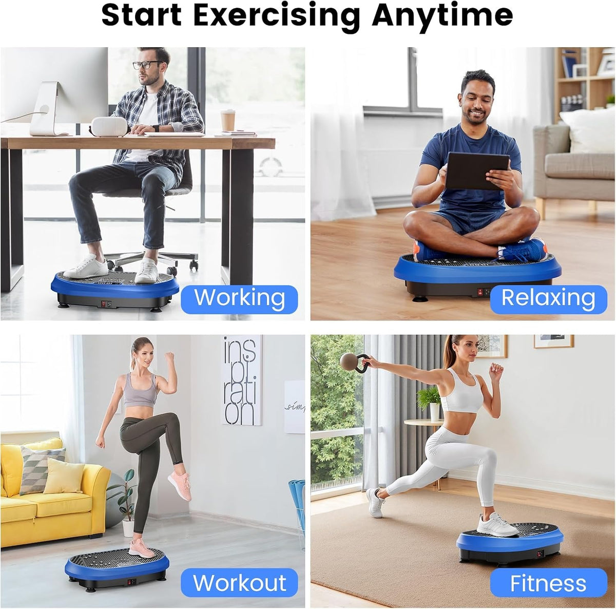 Full‑Body Vibration Plate Exercise Machine
