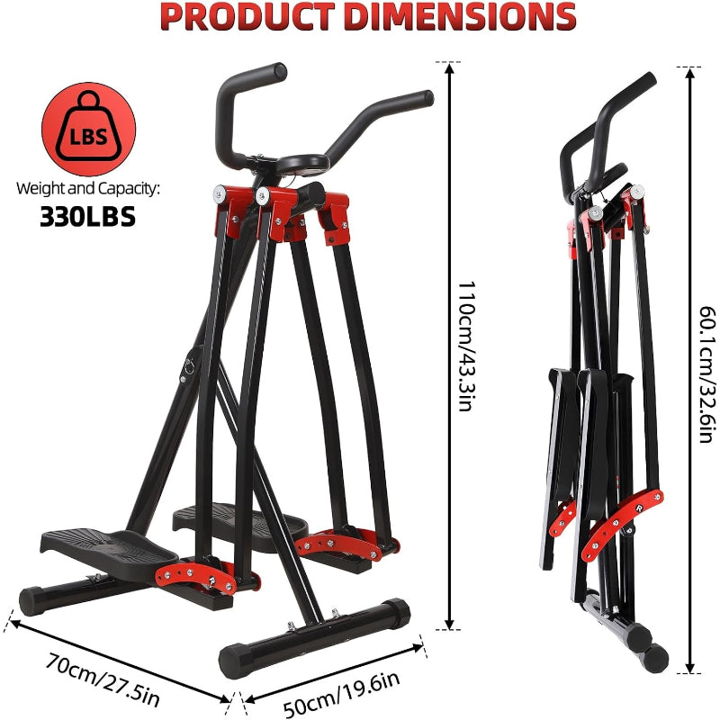 Foldable Full‑Body Air Walker Elliptical
